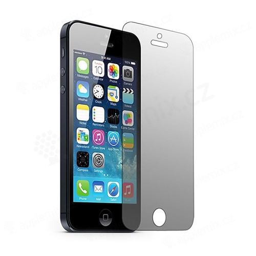 Super odolné privacy tvrzené sklo (Tempered Glass) na přední část Apple iPhone 5 / 5C / 5S / SE - tmavá