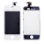 Náhradní LCD panel včetně dotykového skla (digitizéru) pro Apple iPhone 4 - bílý - kvalita A