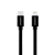 Synchronizační a nabíjecí kabel SWISSTEN MFi - USB-C - Lightning pro Apple zařízení - tkanička - černý - 1,2m