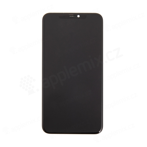 OLED panel + dotykové sklo (digitalizér dotykovej obrazovky) pre Apple iPhone 11 Pro Max - čierne - kvalita A+