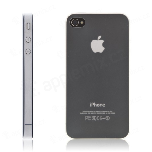 Ultra tenký ochranný kryt pro Apple iPhone 4 / 4S (tl. 0,3mm) - matný - průhledný