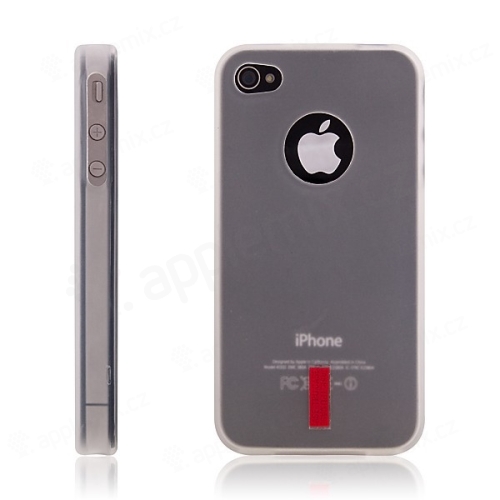 Ochranný gumový kryt / pouzdro pro Apple iPhone 4 / 4S - čirý