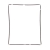 Středový rámeček pro Apple iPad 3. / 4.gen. - černý - kvalita A+