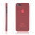 Kryt pro Apple iPhone 5 / 5S / SE - matný - plastový - tenký 0,5 mm - červený