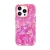 Kryt pre Apple iPhone 15 Pro Max - Perleťový - Plast / guma - Tmavo ružový