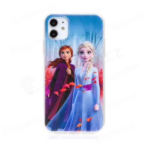 Kryt DISNEY pro Apple iPhone 11 - Ledové království - Anna a Elsa - gumový