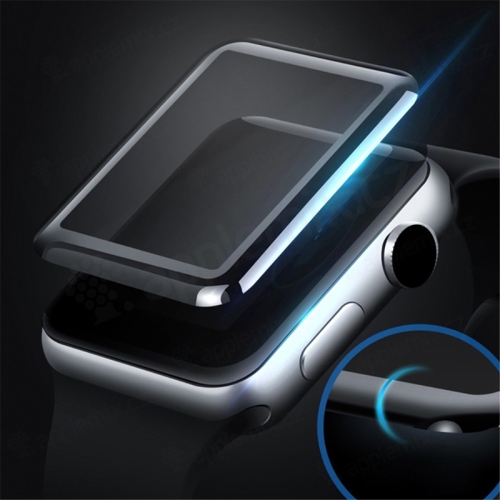 Tvrzené sklo (Tempered Glass) MOCOLO pro Apple Watch 40mm Series 4 - 3D okraj - černé / čiré