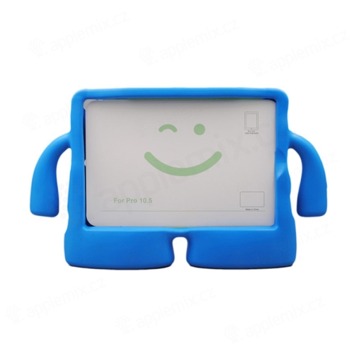 Pouzdro pro děti na Apple iPad 10,2" (2019 - 2021) / Air 3 (2019) - stojánek / rukojeť - pěnové - modré