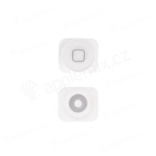 Tlačidlo Domov pre Apple iPhone 5 / 5C - biele - Kvalita A+