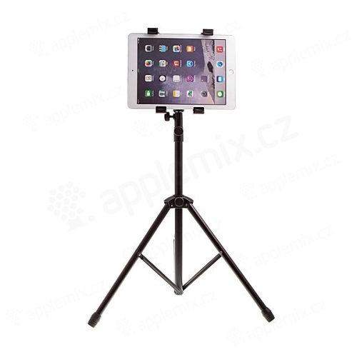Univerzální výsuvný stojan s 360° otočným naklápěcím držákem pro Apple iPad a další tablety vel. 7-10 - černý