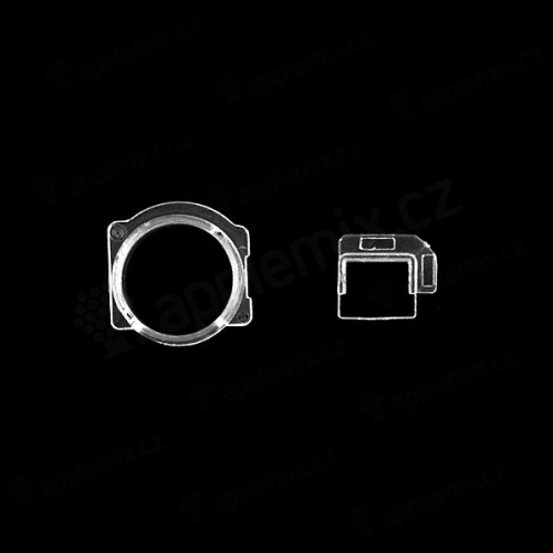 Predný krúžok fotoaparátu + úložný diel snímača priblíženia pre Apple iPhone 5 / 5C / 5S - Kvalita A+