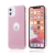 Kryt FORCELL Shining pro Apple iPhone 11 - výřez pro logo - plastový / gumový - růžový
