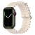 Řemínek pro Apple Watch 42mm / 41mm / 40mm / 38mm - oceánský - silikonový - hvězdně béžový