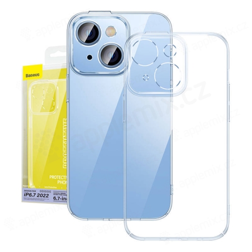 Kryt BASEUS pre Apple iPhone 14 Plus - ultratenký - plastový - priehľadný + predné sklo