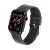 Remienok pre Apple Watch Ultra 49 mm / 45 mm / 44 mm / 42 mm - silikón / koža - čierny