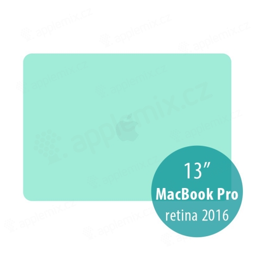 Obal / kryt pro MacBook Pro 13" 2016 - 2021 (A1706, A1708, A1989, A2159, A2251, A2289, A2338) - plastový - zelený