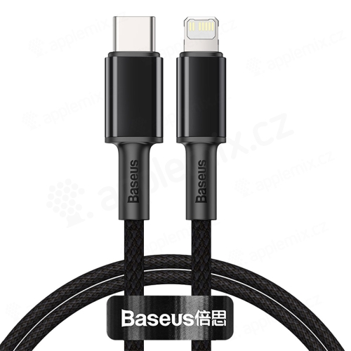Synchronizační a nabíjecí kabel BASEUS - USB-C - Lightning - černý - 2m