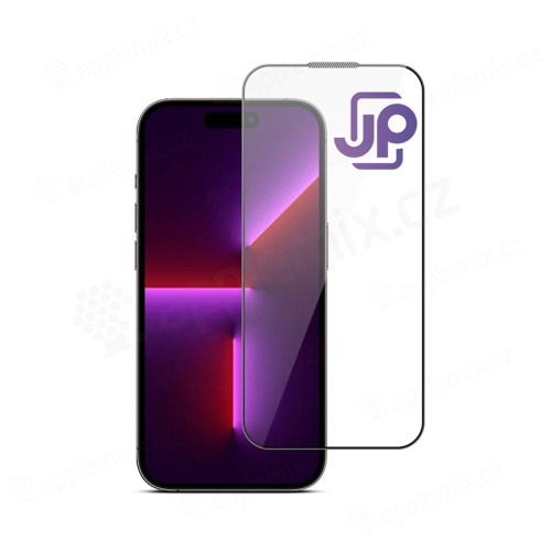 Tvrzené sklo (Tempered Glass) JP Easy Box pro Apple iPhone 14 Pro Max - 2,5D - rámeček pro nalepení