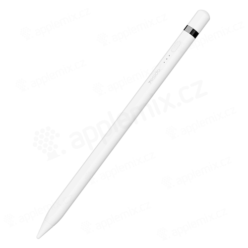 Dotykové pero / stylus YESIDO - aktívny dizajn - nabíjanie cez USB-C - kompatibilné s ceruzkou - biele