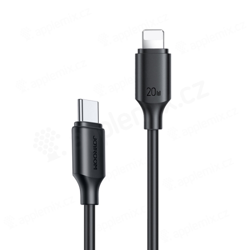 Synchronizačný a nabíjací kábel JOYROOM USB-C / Lightning - 20 W - čierny - 25 cm