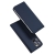 Puzdro DUX DUCIS pre Apple iPhone 15 Pro - stojan - umelá koža - tmavomodré