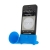 Přenosný stojánek s reproduktorem pro Apple iPhone 5 / 5S / SE - modrý
