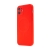 Kryt pre Apple iPhone 12 - Podpora MagSafe - silikónový - červený