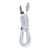 Synchronizační a nabíjecí kabel Lightning pro Apple zařízení - tkanička - bílý - 3m