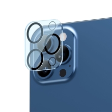 Tvrzené sklo (Tempered Glass) BASEUS pro Apple iPhone 12 Pro - na čočku zadní kamery - 2ks - černé