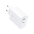 30W EU adaptér / nabíjačka FORCELL - 2x USB-C - biela