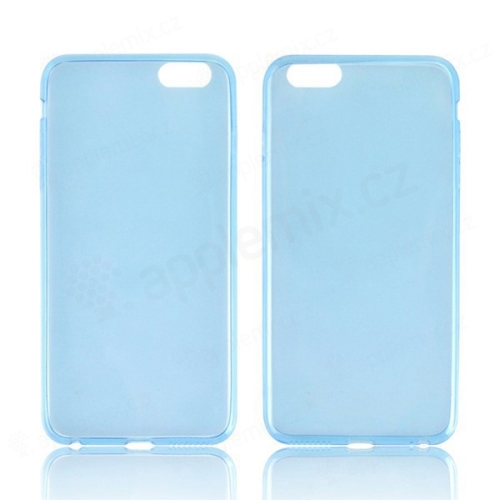 Ultra tenký gumový kryt pro Apple iPhone 6 Plus / 6S Plus (tl. 0,45mm) - hladký - modrý