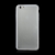 Kryt pro Apple iPhone 6 Plus / 6S Plus plasto-gumový - matný průhledný s bílým rámečkem