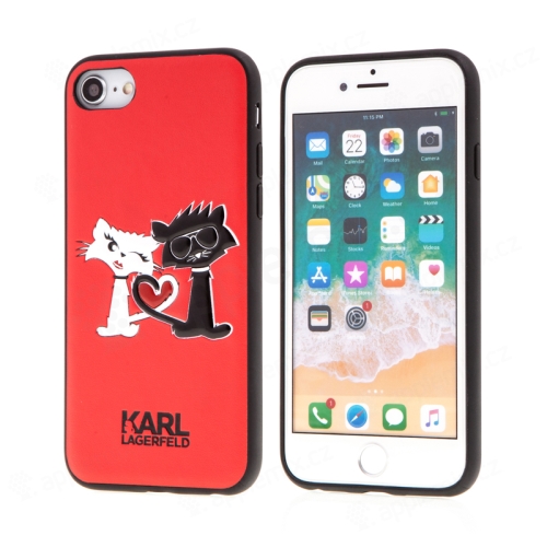 Kryt KARL LAGERFELD pro Apple iPhone 7 / 8 - umělá kůže