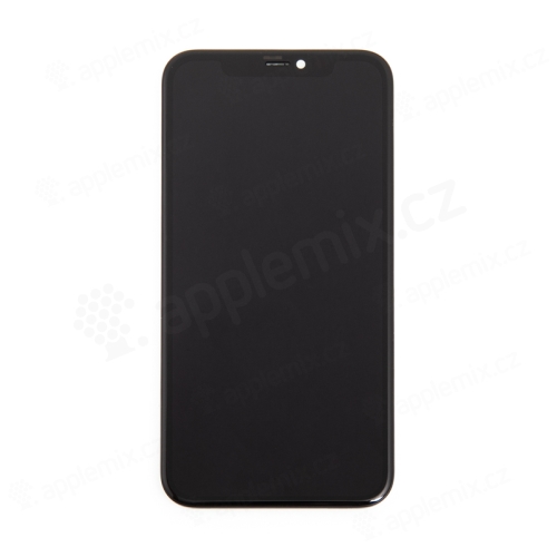 LCD panel + dotykové sklo (touch screen digitizér) pro Apple iPhone 11 - černý - kvalita A+