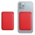 Puzdro na kreditnú kartu s MagSafe pripojením pre Apple iPhone - Umelá koža - Červené