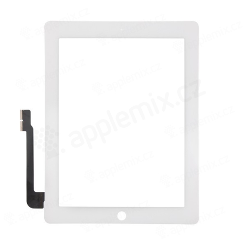 Přední dotykové sklo (touch screen) pro Apple iPad 3. / 4.gen. - černý rámeček