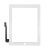 Dotykové sklo (touch screen) pro Apple iPad 3. / 4.gen. - bílé - kvalita A+