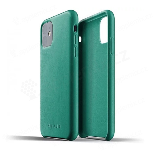 MUJJO Celokožený kryt pre Apple iPhone 11 - kožený - zelený