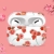 Pouzdro / obal KINGXBAR pro Apple AirPods Pro - s kamínky Swarowski - plastové - červené květiny