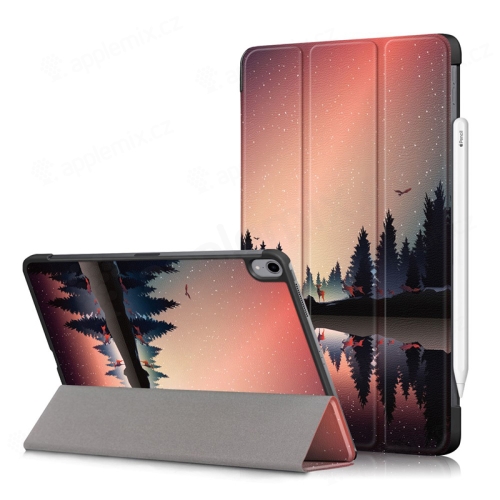Puzdro/kryt pre Apple iPad Air 4 / 5 (2022) - Funkcia Smart Sleep - Umelá koža - Night Forest