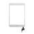 Dotykové sklo (touch screen) s IC konektorem a flex s Home Buttonem pro Apple iPad mini 3 - bílé se stříbrným tlačítkem - kvalita A
