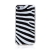 BABACO kryt pre Apple iPhone 7 / 8 / SE (2020) / SE (2022) - motív zebry - pruhovaný - gumový - biely / čierny