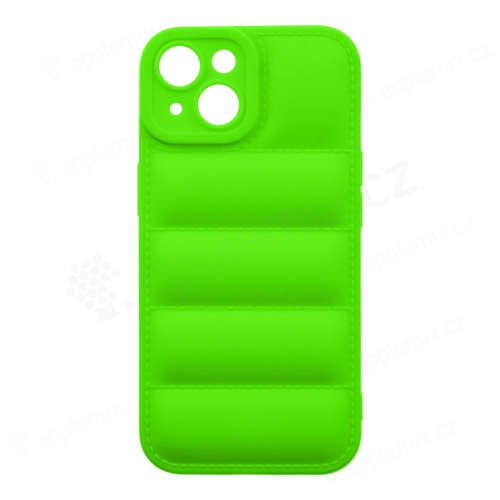 Kryt OBAL:ME Puffy pro Apple iPhone 15 - gumový - zelený