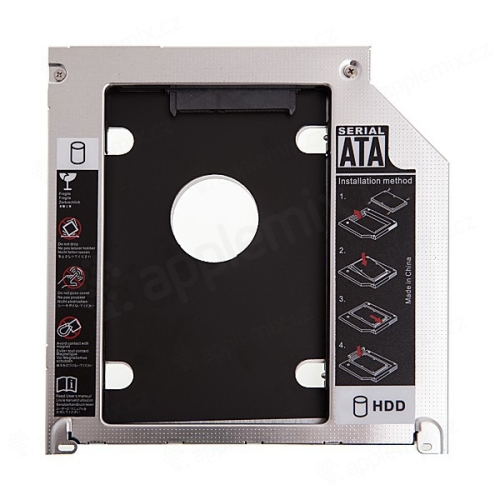 Vymeniteľný rámček - "zásuvka" - pre 2,5 HDD SATA disk 9,5 mm so spodným krytom Apple MacBook Pro