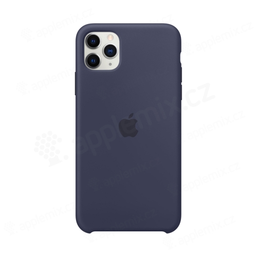 Originálny kryt pre Apple iPhone 11 Pro Max - silikónový - polnočne modrý