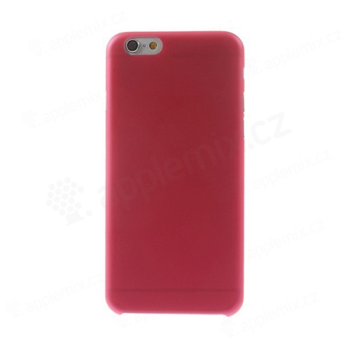 Ultratenký plastový kryt pre Apple iPhone 6 (hrúbka 0,3 mm) - matný - červený