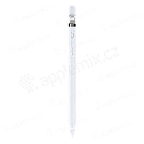 Dotykové pero / stylus YESIDO - aktívny dizajn - nabíjanie pomocou Lightning - kompatibilné s ceruzkou - biele