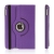 Pouzdro / kryt pro Apple iPad mini 4 - 360° otočný držák a prostor na doklady - fialové