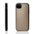 Plasto-gumový kryt Mercury Focus Bumper pro Apple iPhone 5 / 5S / SE - zlatý (champagne)