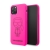 Kryt KARL LAGERFELD pre Apple iPhone 11 Pro - silikónový - ružový